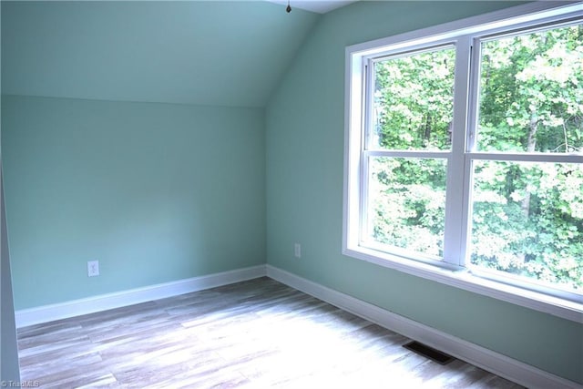 5170 Tabernacle School Rd, Asheboro, NC 27205 - bonus room featuring vaulted ceiling and wood finished floors