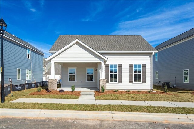 1716 Creekline Dr, Kernersville, NC 27284 - view of front of house featuring a porch