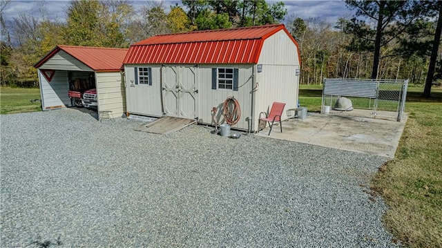view of outbuilding