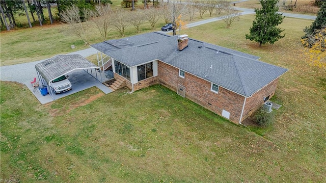 drone / aerial view
