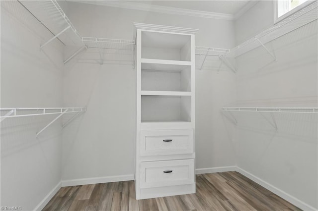2875 Motsinger Rd, Winston-Salem, NC 27107 - walk in closet with wood finished floors