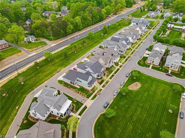 birds eye view of property featuring a residential view