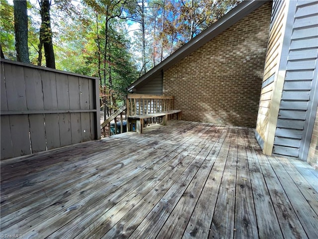 view of deck