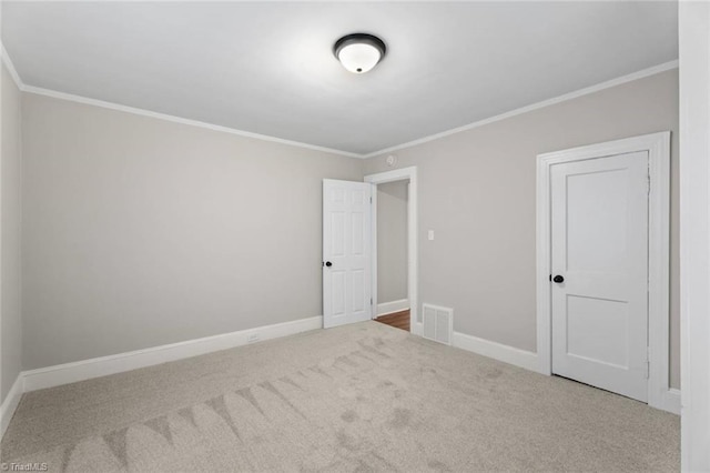 2505 Druid Hills Dr, Winston-Salem, NC 27105 - carpeted spare room featuring crown molding