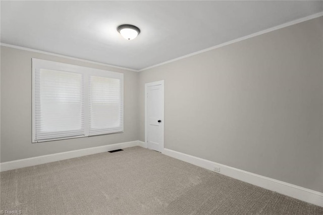 2505 Druid Hills Dr, Winston-Salem, NC 27105 - unfurnished room with carpet floors and ornamental molding