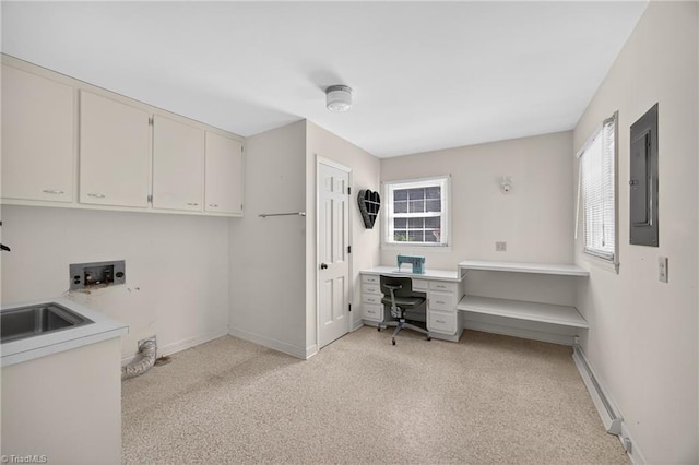 1409 Coventry Rd, High Point, NC 27262 - office with electric panel and light carpet