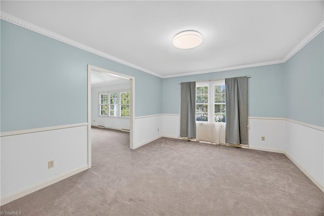 1409 Coventry Rd, High Point, NC 27262 - carpeted empty room with crown molding and baseboards