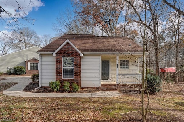 view of bungalow-style home