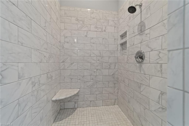 8441 Alice Player Dr, Oak Ridge, NC 27310 - bathroom featuring tiled shower