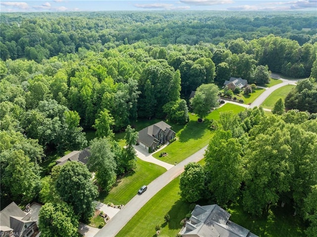 8441 Alice Player Dr, Oak Ridge, NC 27310 - bird's eye view of a heavily wooded area