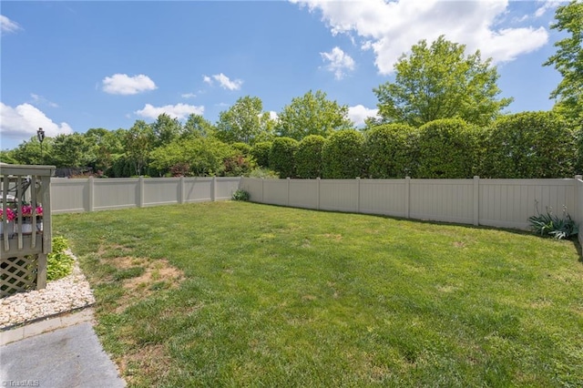 view of yard