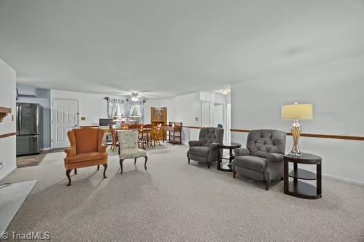 1630 Ploughboy Ln, Winston-Salem, NC 27103 - living room with carpet