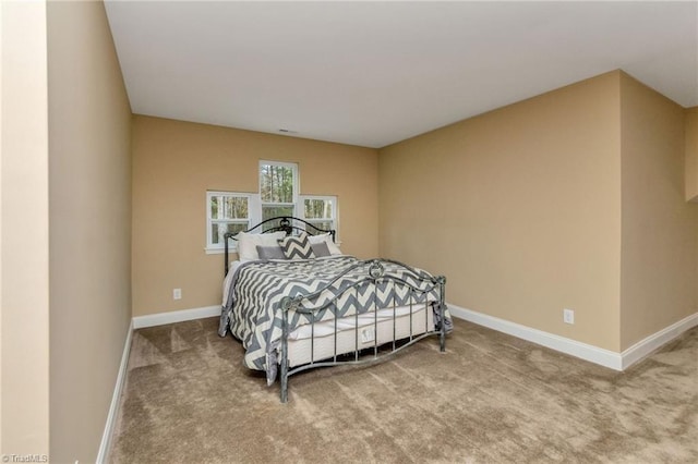 bedroom featuring carpet flooring