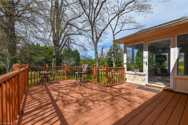 view of deck
