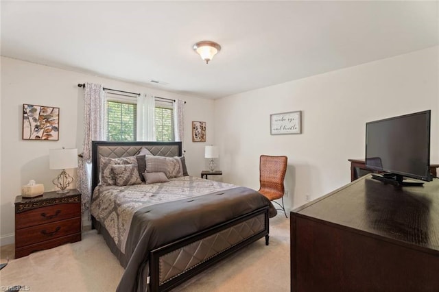 6065 Providence Church Rd, Winston-Salem, NC 27105 - bedroom featuring visible vents and light colored carpet