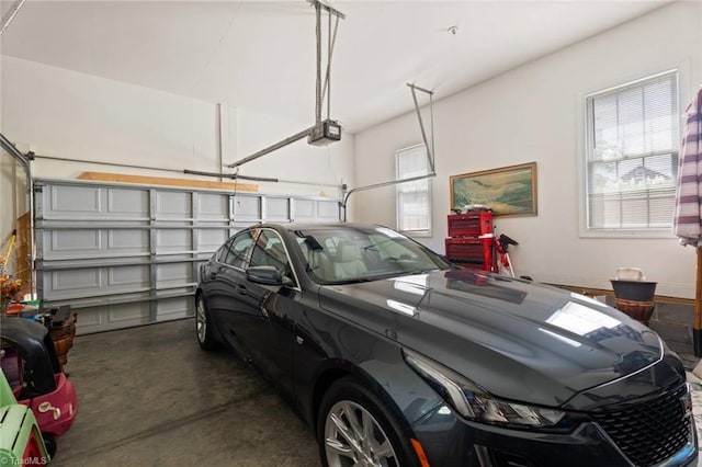 6065 Providence Church Rd, Winston-Salem, NC 27105 - garage featuring a garage door opener