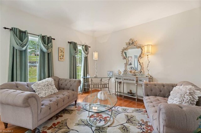 6065 Providence Church Rd, Winston-Salem, NC 27105 - living room with wood finished floors