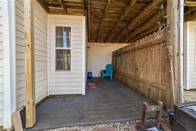 view of patio