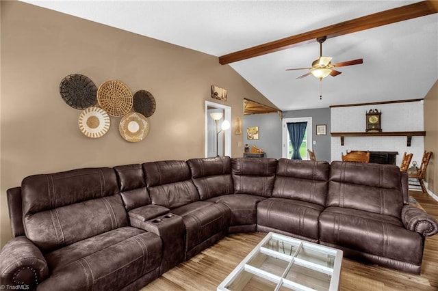 3809 Evergreen Dr, Trinity, NC 27370 - living area featuring light wood-style floors and a ceiling fan
