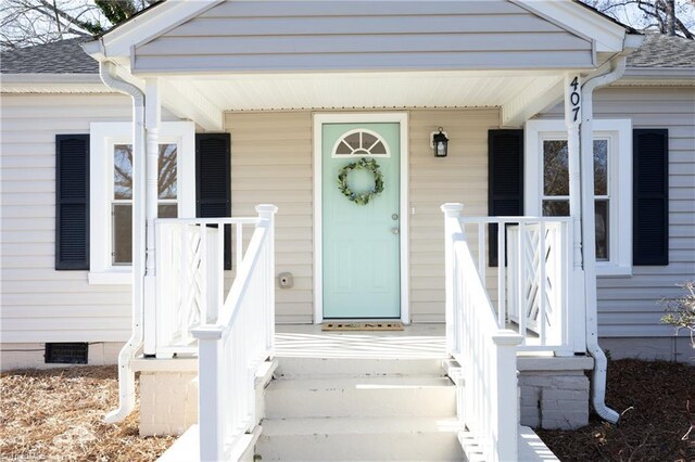 view of property entrance