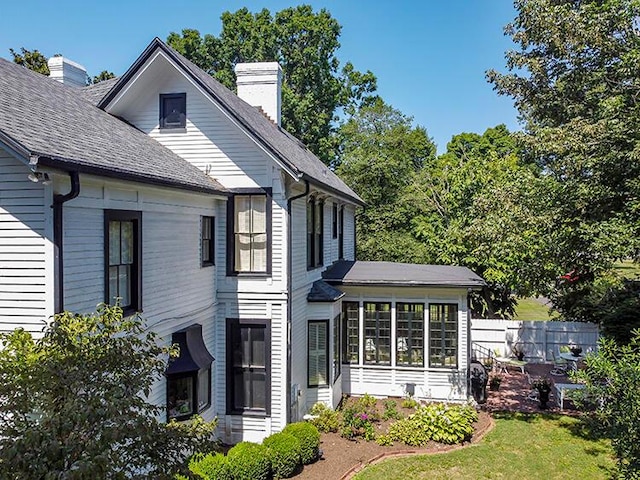 view of front of home