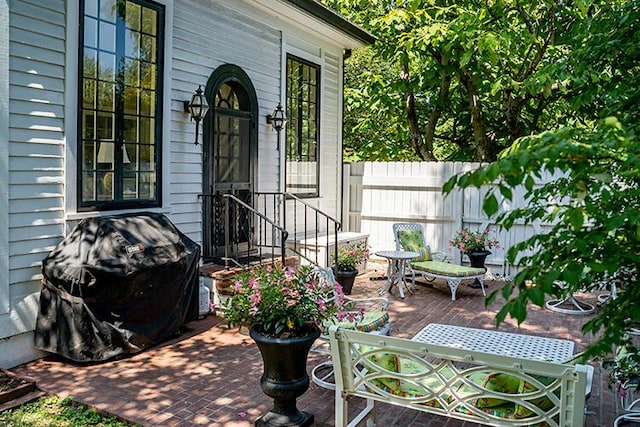 view of patio