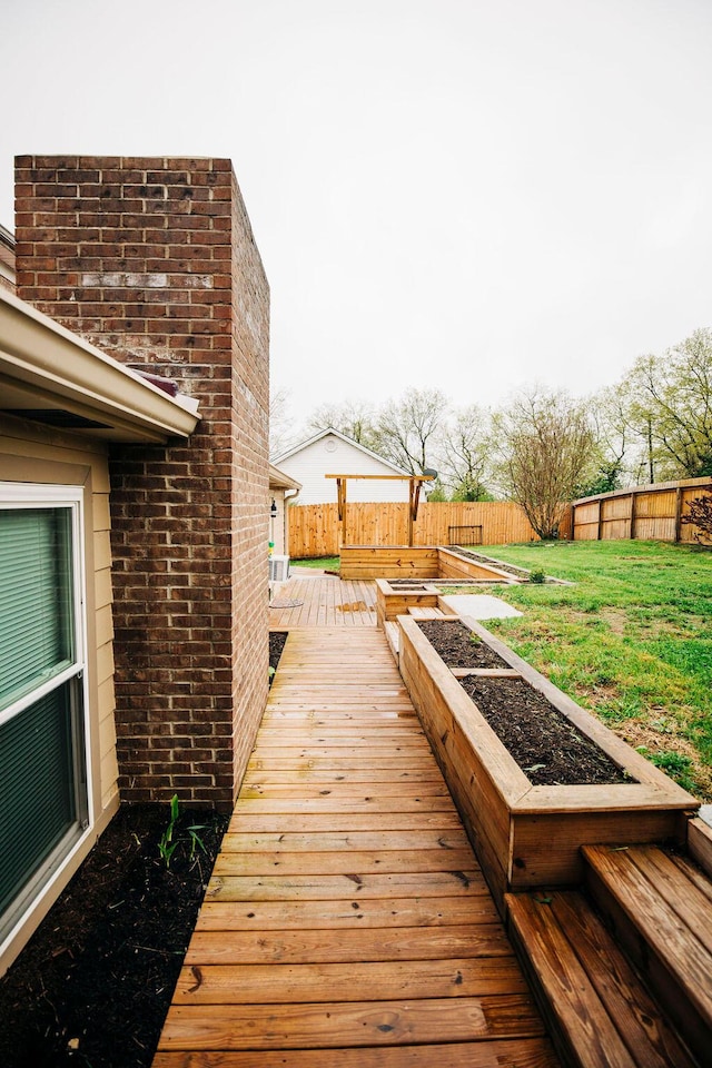 view of deck