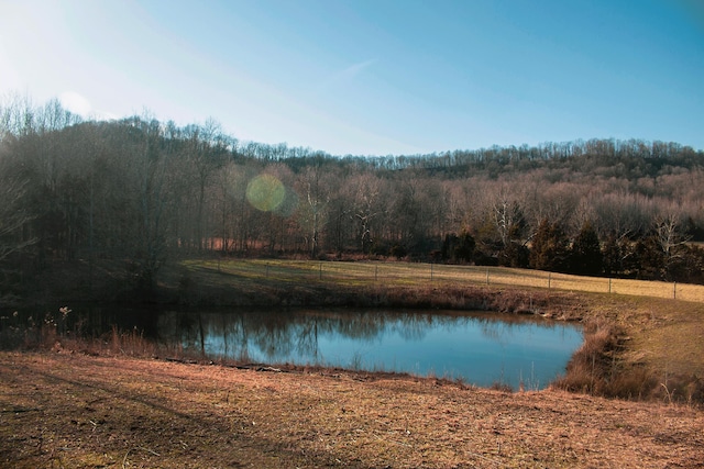 view of property view of water