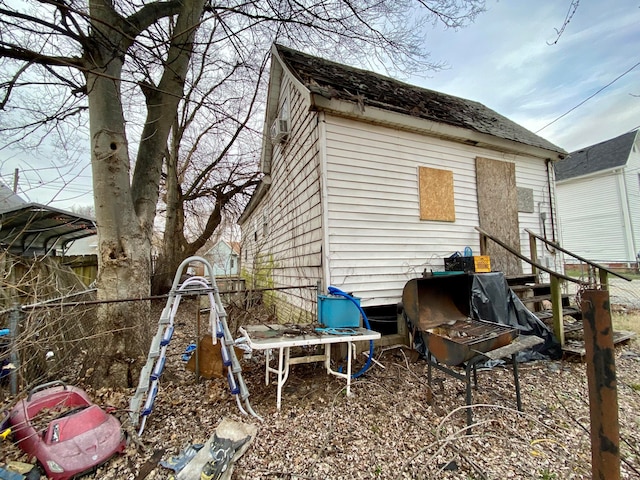 view of rear view of property