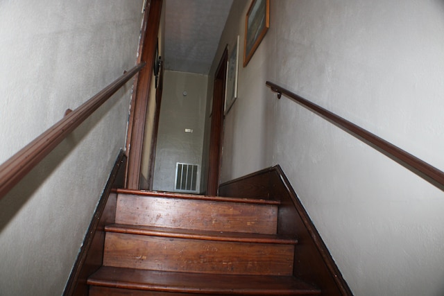 view of staircase