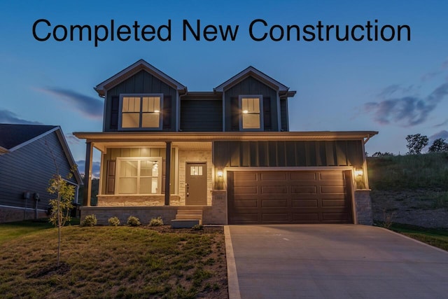 106 Pinnacle Pt, Georgetown, KY 40324 - view of exterior entry with covered porch and stone siding