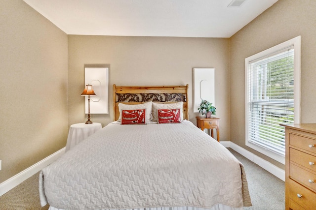 bedroom featuring carpet flooring