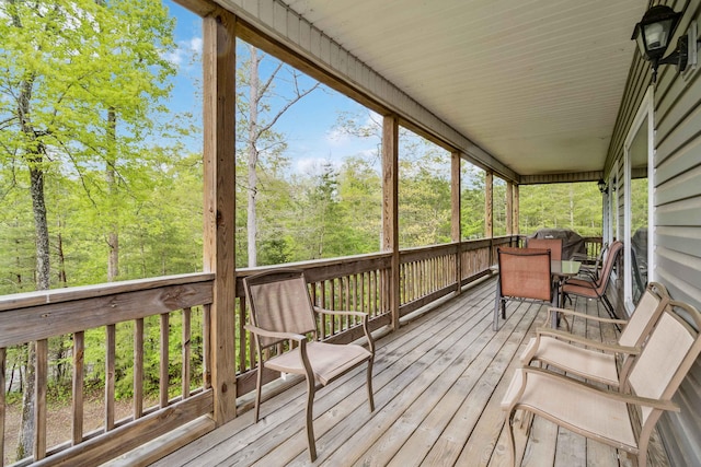 sunroom / solarium featuring a wealth of natural light