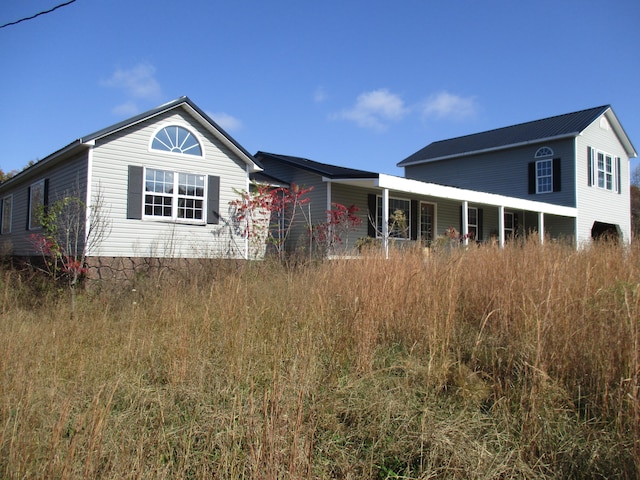 view of back of property