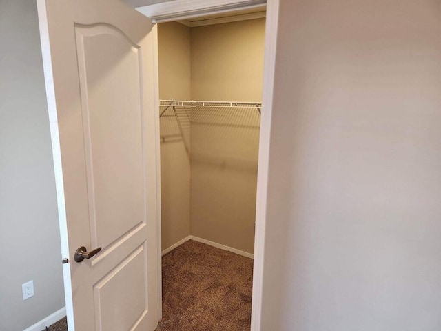 view of closet