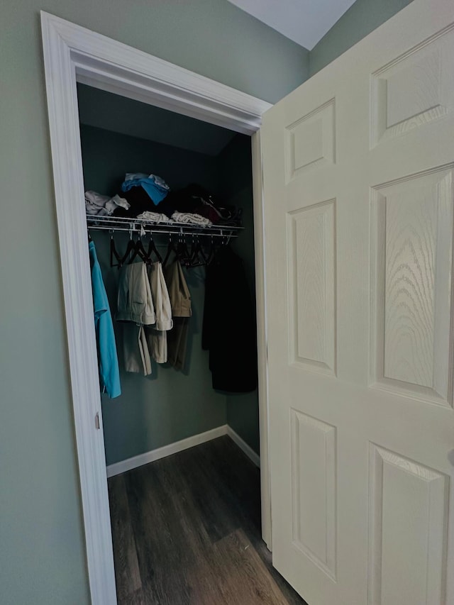 view of closet