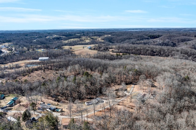 view of aerial view