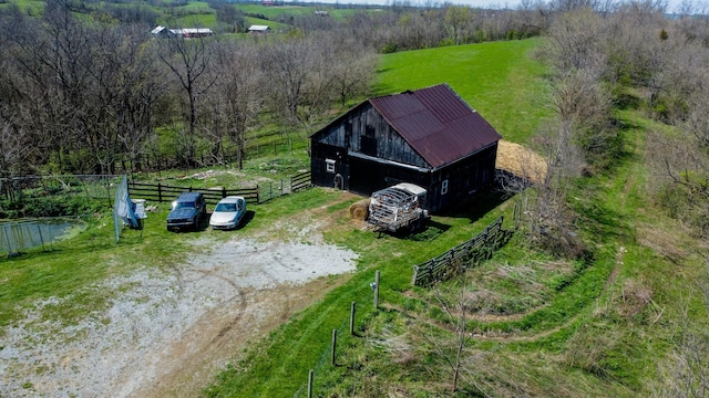427 Sharpsburg Rd, Sharpsburg, KY 40374 - bird's eye view with a rural view and a view of trees