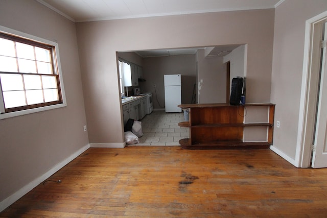 living room featuring tile floors