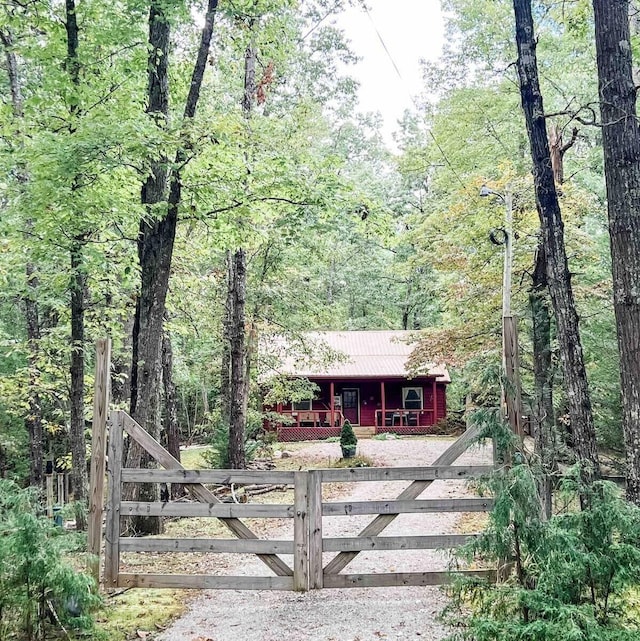 view of gate