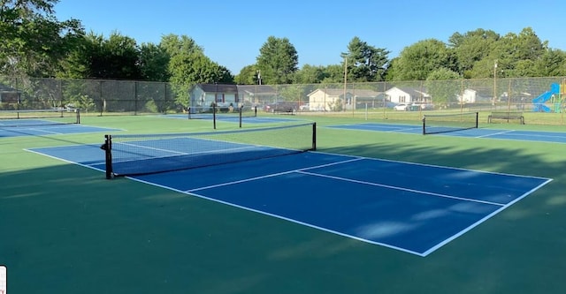 view of sport court