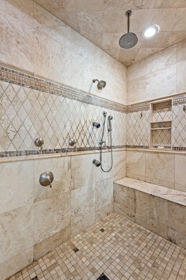 bathroom featuring crown molding, vanity, and a healthy amount of sunlight