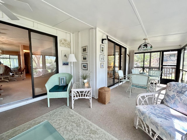 46-1 Woodson Bend Resort, Bronston, KY 42518 - sunroom with ceiling fan
