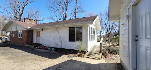 view of side of home