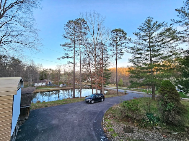 view of nearby features featuring a water view