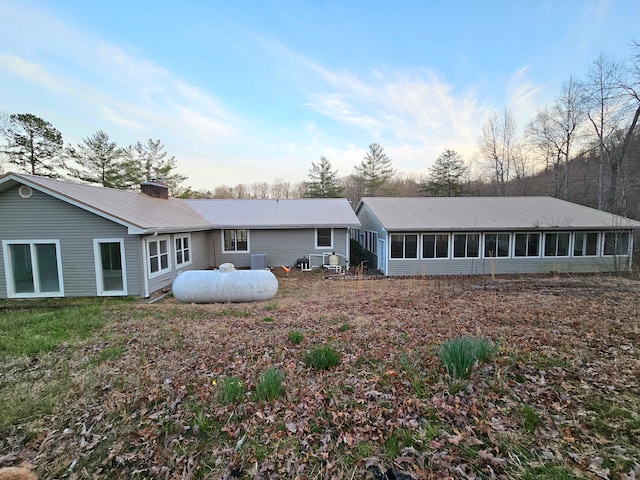 view of rear view of property