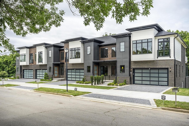 view of modern home