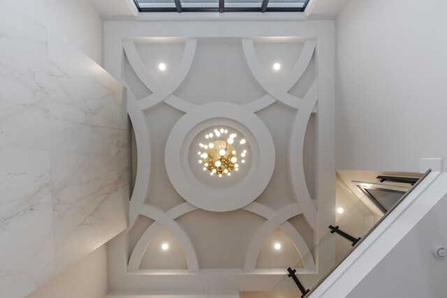 2420 Flying Ebony Dr, Lexington, KY 40509 - room details with an inviting chandelier