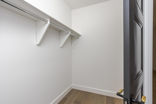 2420 Flying Ebony Dr, Lexington, KY 40509 - spacious closet with dark wood finished floors