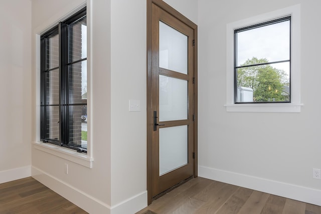 2420 Flying Ebony Dr, Lexington, KY 40509 - entrance foyer featuring baseboards and wood finished floors